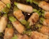 簡単甘酢さやえんどう豚肉巻き作り方4写真