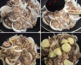 こっくり♡牛肉とじゃがいもの甘辛煮作り方3写真