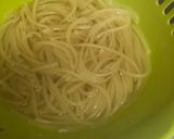 焦がしニンニクとアスパラベーコンのパスタ作り方1写真