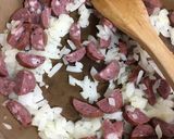 鹿ソーセージオムライス作り方2写真
