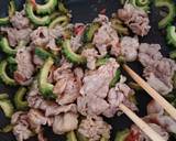 豚肉と梅干しのゴーヤチャンプルー作り方6写真