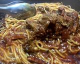 牛すじ肉のラグーのパスタ作り方5写真