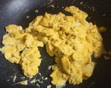 明太子のっけ高菜チャーハン作り方4写真