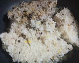 明太子のっけ高菜チャーハン作り方6写真