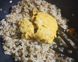 明太子のっけ高菜チャーハン作り方10写真