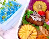 5月30日　ひじきハンバーグ　詰め方作り方7写真