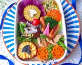 5月30日　ひじきハンバーグ　詰め方作り方8写真