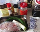 きゅうりと鶏もも肉で青椒肉絲風〜♪作り方1写真