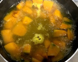 離乳食 かぼちゃとチーズの巾着作り方1写真