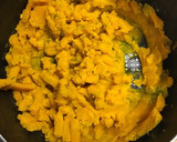 離乳食 かぼちゃとチーズの巾着作り方2写真