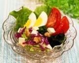 サラダにちょこっとワカメ(*^^)v作り方33写真