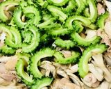 後半味つけのガーリック風味チャンプルー作り方3写真
