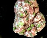 餃子タネアレンジ 4分半ナシゴレン風作り方1写真