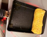 食べごたえバッチリ☆チキンライスの卵焼き作り方7写真