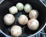 ジャガイモの味噌煮っころがし作り方1写真