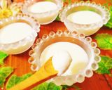 離乳食にも♪とろとろ米粉ミルクプリン作り方2写真