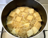 肉豆腐風＊厚揚げと玉ねぎ・鶏ひき肉の煮物作り方14写真