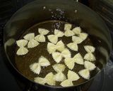 おやつ❤マカロニでかりんとう（黒糖味）作り方1写真