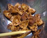 おやつ❤マカロニでかりんとう（黒糖味）作り方3写真