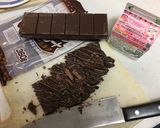材料3つ 簡単な生チョコミルフィーユ作り方1写真