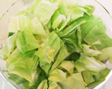 キャベツ、しめじの塩昆布あえ☆レンジで。作り方2写真