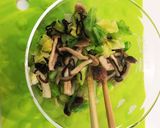 キャベツ、しめじの塩昆布あえ☆レンジで。作り方4写真