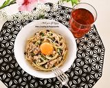 ツナと塩昆布の和風パスタ作り方4写真