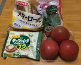 簡単カプレーゼ風サンド作り方1写真