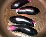 茄子の照り焼き 温玉添え作り方3写真