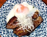 茄子の照り焼き 温玉添え作り方5写真
