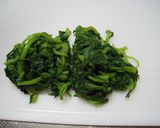 ☆超簡単☆春菊のおひたし作り方1写真