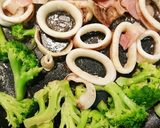 イカベーコンマヨ炒め作り方4写真