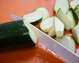 簡単！ズッキーニ味噌(とろとろコツあり)作り方1写真