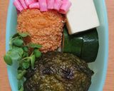 キャラ弁♥️シュール プーさん作り方1写真