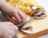 根曲り竹のタケノコごはん作り方3写真