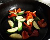 作り置き　きのこと夏野菜のマリネ作り方1写真