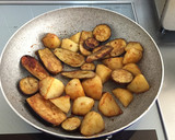 じゃがいもとなすの焼きのタレ炒め作り方3写真
