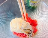 茹でキャベツと半熟卵の明太マヨソース作り方3写真