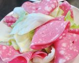 茹でキャベツと半熟卵の明太マヨソース作り方5写真
