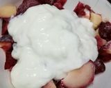 冷凍すもものヨーグルトスイーツ作り方2写真