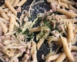 コールラビとツナのレモンペッパーペンネ作り方7写真