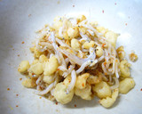 ♡♥揚げ玉としらすの大人のふりかけ丼♥♡作り方2写真