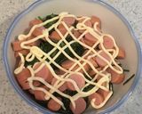 おかひじきとソーセージのサラダ作り方3写真