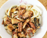 ★サバ味噌バターうどん☆サバ缶使用★作り方2写真