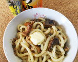 ★サバ味噌バターうどん☆サバ缶使用★作り方5写真