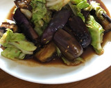 ナスとキャベツの焼肉のタレ炒め作り方3写真