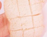 簡単 厚切りトースト めちゃ食べやすく！作り方1写真