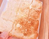 簡単 厚切りトースト めちゃ食べやすく！作り方3写真
