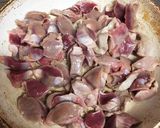ビールのおともに！ 砂肝のバター醤油作り方3写真