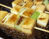 厚揚げとねぎの串焼き～焼きとりねぎま風～作り方4写真